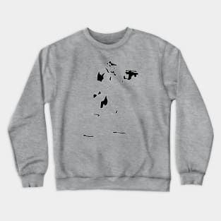 Storm white and black Crewneck Sweatshirt